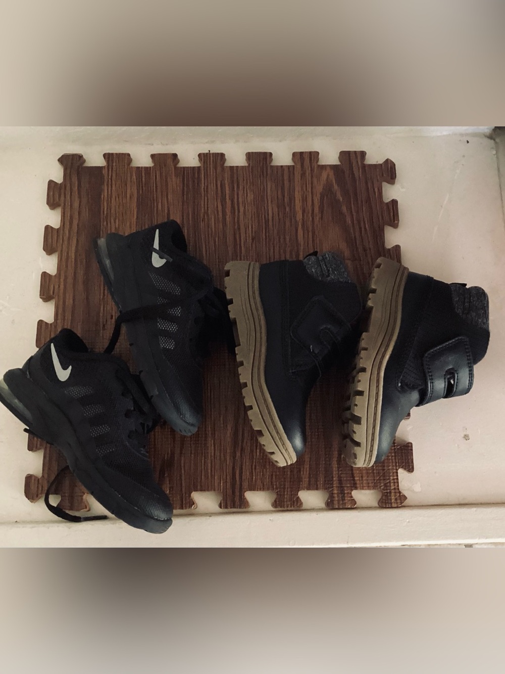 PLEASE READ DESCRIPTION
Carters boots and Nike sneakers shoes bundle. - Picture 4 of 6